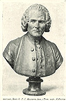 Busto de Rousseau por Jean-Antoine Houdon